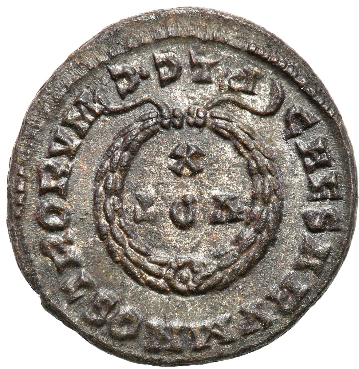 Cesarstwo Rzymskie, Follis, Kryspus 317 – 326 n. e. , Lugdunum - PIĘKNY